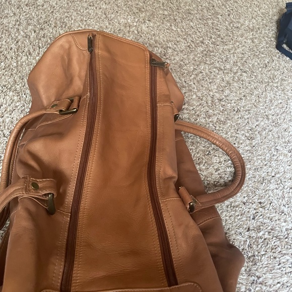 Vintage Clava American leather travel duffel bag - Picture 4 of 10